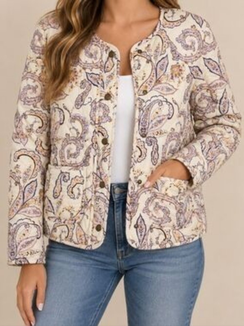 Rachel Zoe XL Quilted Barn Jacket